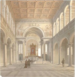 Bühlmann, Josef; Basilika - Innenraum (Perspektive)