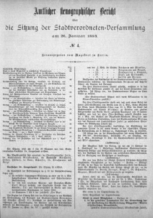 No. 4, 26. Januar 1893