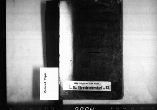 Kaufbuch über Bergwerksgrundstücke