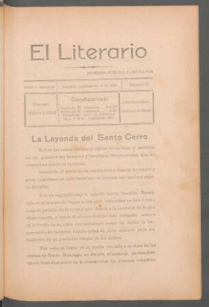 1916,1,25: serie 3, tomo 1, número 25 (septiembre 9 de 1916)