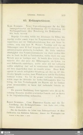 43. Erdmagnetismus