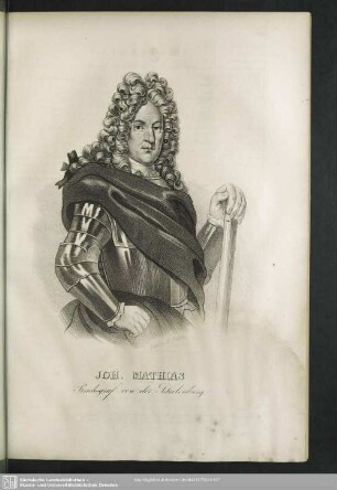 Joh. Mathias Reichsgraf von der Schulenburg