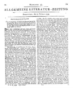 Batsch, A. J. G. C.: Übersicht der Kennzeichen zur Bestimmung der Mineralien und kurze Darstellung der Geologie. Jena: Göpferdt 1796