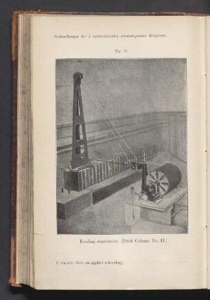 Fig. 10. Bending experiment. (Brick Columm No. 47)