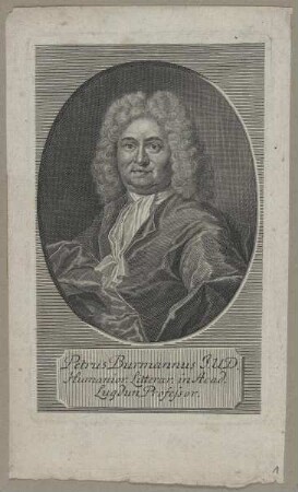 Bildnis des Petrus Burmannus