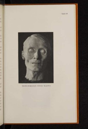 Totenmaske Josef Kains