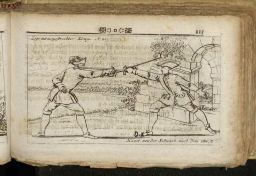 Ligt mit ausgestreckter Klinge [...] N. 21 - 22.