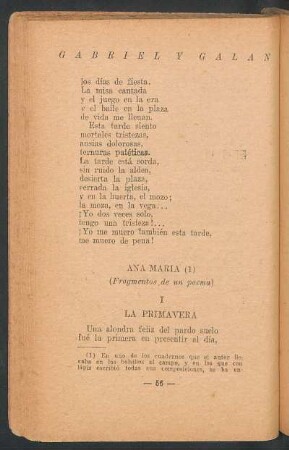 Ana María : (Fragmentos de un poema)