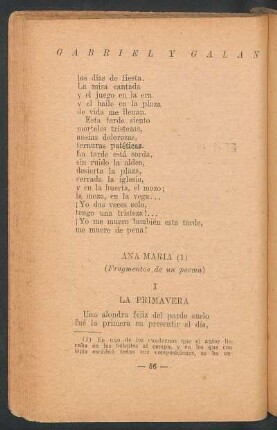 Ana María : (Fragmentos de un poema)
