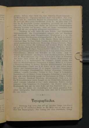 Topographisches.