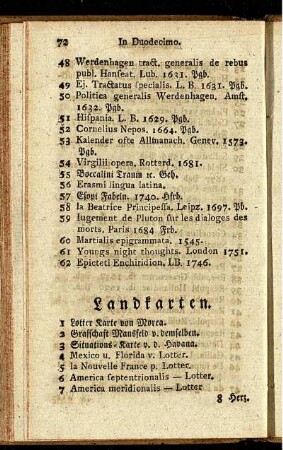 Landkarten.