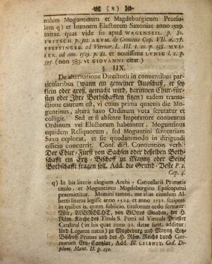 Positiones Ivris Pvblici De Directorio Qvod Archi-Cancellario Germaniae Mortvo, Absente Vel Impedito, Imperii Archi-Marescallo Competit