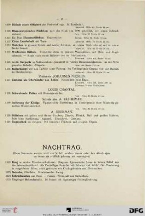 Nachtrag (Nr. 1122-1152)