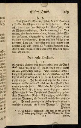 169-176, Das erste Stadium. - Das dritte Stadium.
