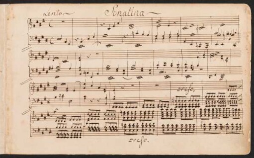 Noten-Album von Fanny Hensel, 1817-1829