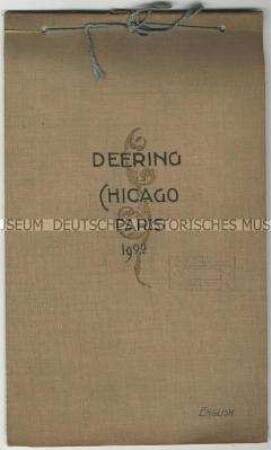 Chronik von der Deering International Harvester Company
