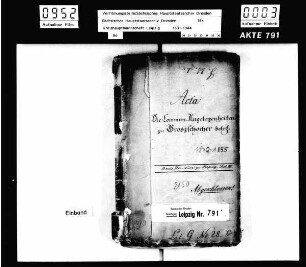 Gemeindeangelegenheiten Großzschocher, Bd. 01