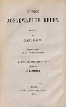Ausgewählte Reden, 4