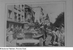 Begrüßung von Soldaten