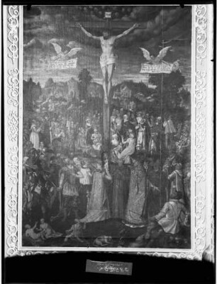 Hechingen Spitalkirche Seitenaltar Gemälde Kreuzigung (um 1602)