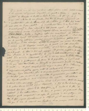 Brief von Adelbert von Chamisso an Hippolyte de Chamisso