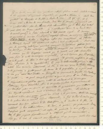 Brief von Adelbert von Chamisso an Hippolyte de Chamisso