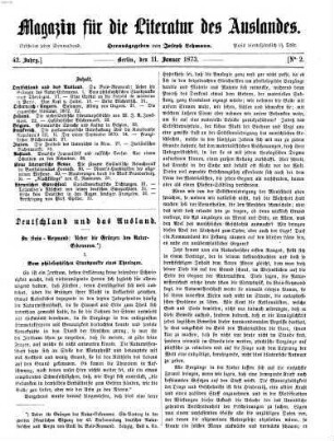 Magazin für die Literatur des Auslandes. 83, 83/84. 1873