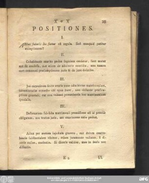 Positiones.