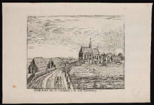 Siech Kobel zu St. Leonhart. 1/4 St. von Nürnberg. 1699. - Siechenhaus Sankt Leonhard, Nürnberg