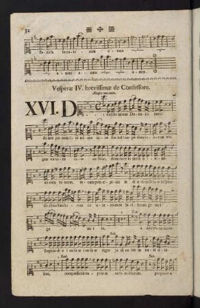 32-38, Vesperae IV. brevissimae de Confessore.