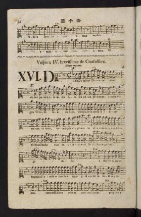32-38, Vesperae IV. brevissimae de Confessore.
