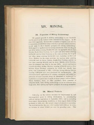 XIV. Mining.