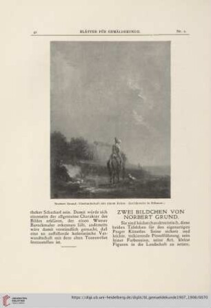 4: Zwei Bildchen von Norbert Grund