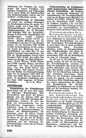 Kriegsopferfürsorge in Österreich [Kriegsbeschädigten- und Kriegshinterbliebenefürsorge]