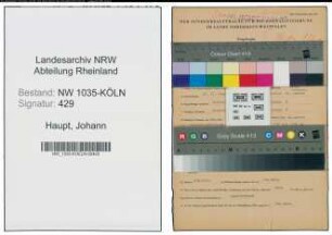 Entnazifizierung Johann Haupt , geb. 27.11.1906 (Steiger)