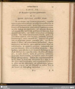 Caput VII. De Requisitis ligitimae pignorationis