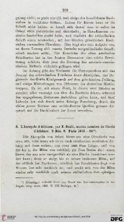 6: L’Acropole d’Athènes, par E. Beulé, ancien membre de l’école d’Athènes