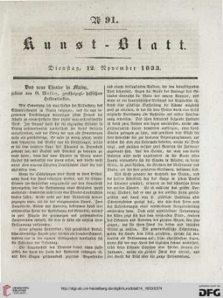 Nr.91-100 (12. November – 12. December 1833)