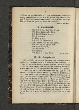 16. Frühlingslied.