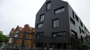Klaipeda: Bebauung am Fluß Danés