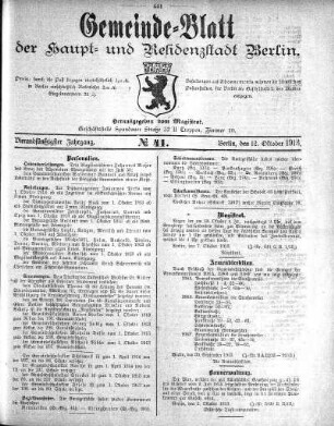 1913,41: No. 41, 12. Oktober 1913
