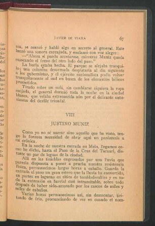 VIII Justino Muniz