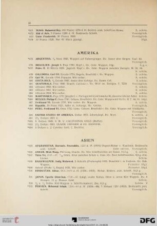 Amerika (Nr. 675-694)