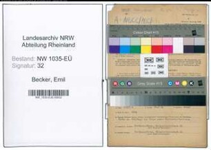 Entnazifizierung Emil Becker , geb. 20.11.1889 (Maurer)
