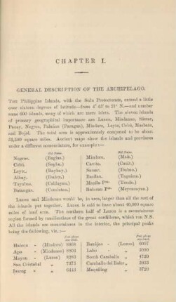 Chapter I. General description of the archipelago