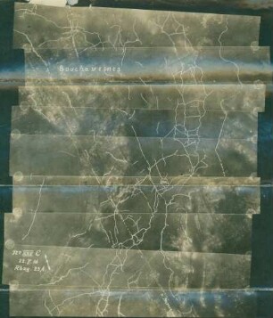 Foto des Geländes um und südlich von Bouchavesnes (Luftbild)