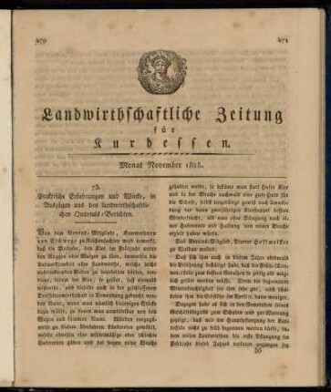 Monat November 1828