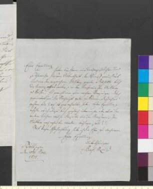 Brief von Reuss, Jeremias David an Goethe, Johann Wolfgang von