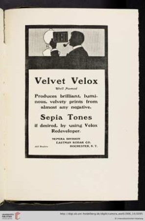 Nepera Division, Eastman Kodak Co. [Velvet Velox Paper]