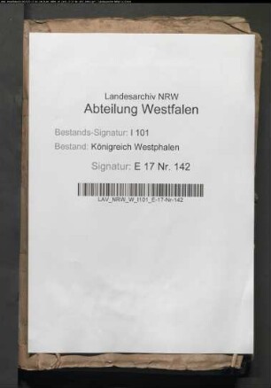 Einkünfteverzeichnis des Domkapitels Paderborn